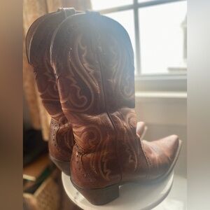 Ariat Brown Leather Cowboy Boots